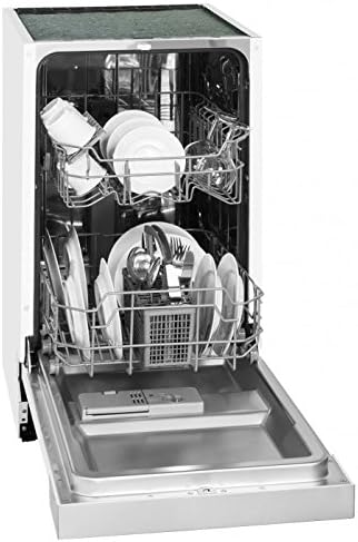 Exquisit EGSP 2109.1 E/B Semi 9places A + + Dishwasher – Dishwasher (Semi, Stainless Steel/White, Not Applicable…