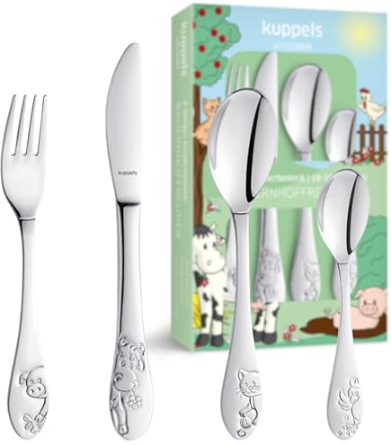 Personalzed Kds Cutlery, Cutlery Set Wth Engravng, Chldrens Cutlery Set Of 4, Cartoon - View #9