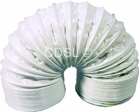 Electruepart - Manguera de ventilación DE 2,5 m de Largo por 102 mm de diámetro Universal Solo Manguera de ventilación