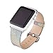 Produktbild Cuitan Armband für 38mm Apple Watch, Luxus Regenbogen Bling Glitzer PU Leder Uhrenarmband mit Edelstahl Adapter Shiny Glitter Replacement Uhrband Watchband Wristband Watch Band Strap für 38mm Apple Watch/Sport/Edition - Regenbogen Muster