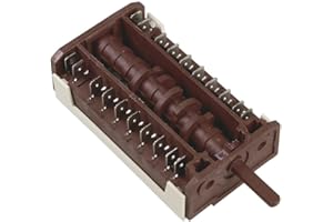 Electrolux AEG 357064601 3570646012 ORIGINAL Schalter Wahlschalter 20x6,3mmAMP 6+0 Backofen Herd Ofen auch Corbero ElektroHelios Rex Zanker Zanussi