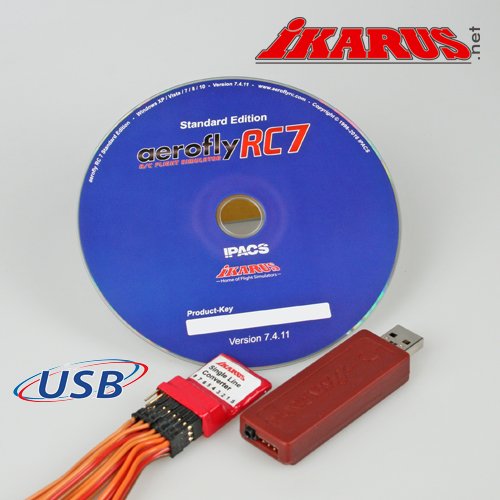 Preisvergleich Produktbild aerofly RC7 Standard DVD mit USB-Interface und SLC