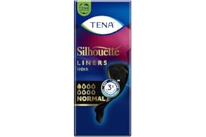 TENA Silhouette Liners Noir Normal Lot de 26