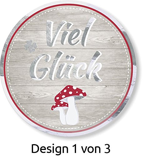 Avery Zweckform 56810-A Sticker auf Rolle Viel Glück 38 mm 50 Aufkleber im Spender (stabile Verpackung) - 4