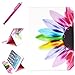 Price comparison product image iPad Air Case, JCmax Protective Cover New Colorful Premium Flip Folio Style Foldable Side [Card Slots] [Durable Cover] [Kickstand Function] PU Leather Wallet Case Cover Smart Skin For Apple iPad Air (iPad 5, 5th Generation Released 2013), Come with one free Stylus -[Floral Pattern]