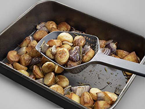 Joseph Joseph JJ381 Scoop Plus hitzebeständiges Löffelsieb XL mit Topfhaken, grün - 4