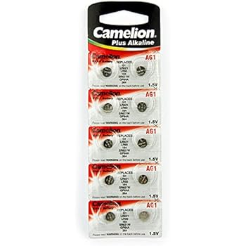 10x AG 1 Uhrenbatterie v 364 LR 621 Knopfzelle: Amazon.de: Elektronik