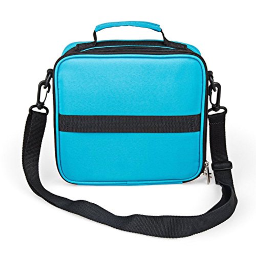 yimoji 42 Flaschen Handheld ätherischen Ölen, der Hüllen, Öle Taschen für 5 ml 10 ml 15 ml Flaschen blau