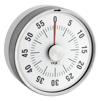 TFA Dostmann Puck / 38.1028.02 Minuteur de cuisson Blanc
