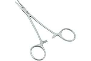 Spire Tools ® Stainless Steel Self-Locking Pick-Up Ear Hair Fishing Forceps Crafting Soldering Tweezers Piercing Pliers, Stud Ball Earings Holder Needle Grippers Dog Ear Hair Grooming Straight.