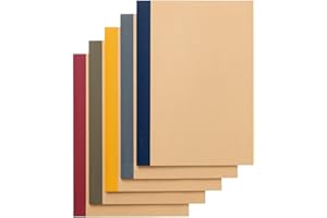 Muji Cuadernos, paquete de 5 30 hojas, rayas de colores b5