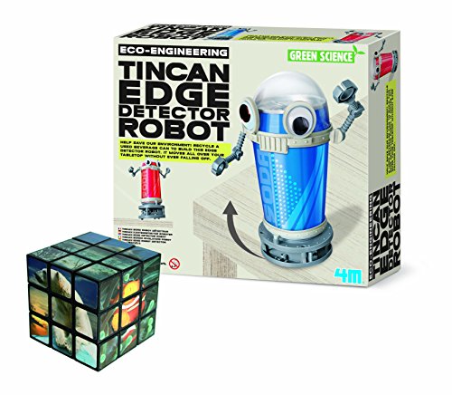 Number One Selling Creative Activity Christmas Gift Fun Educational Idea for Children Age 8+ Eco Engineering - Tin Can Edge Detector With Problem Solving Sealife Cube