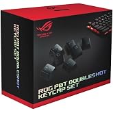 ASUS ROG PBT Doubleshot klavye seti (tuş kapakları, sağlam PBT, kısaltılmış şaft, orta y&uuml;kseklikte profiller) &ccedil;ok renkli, tek