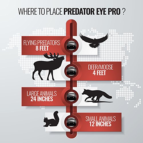 Aspectek Predator Eye Pro Night and Day Solar Animal Repeller 2 Pack