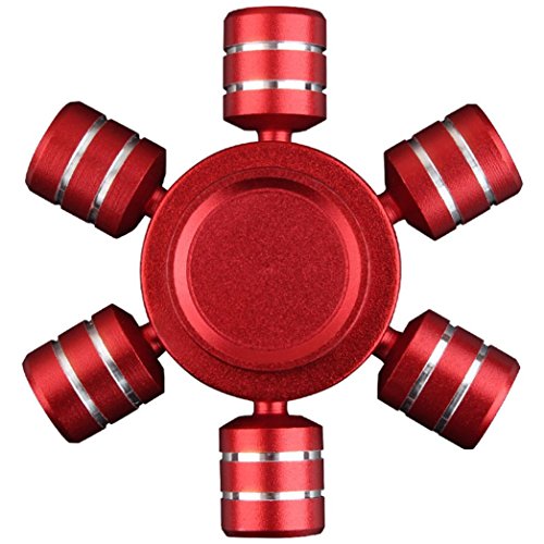 Hand Spinner,Omiky EDC Tri Fidget Spinner Finger Toy for ADD ADHD Anxiety Autism Suffers (Red) Hand Spinner,Omiky EDC Tri Fidget Spinner Finger Toy for ADD ADHD Anxiety Autism Suffers (Red)