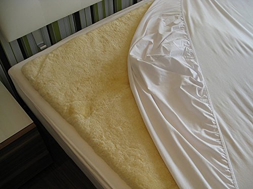 Medizinische Lammfell Betteinlage Bettfell Schaffell Vollfell 140x200cm (medizinisch gegerbt) - 3