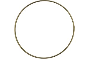 Netuno cerchio metallico colore oro diametro 20 cm anello metallo per fai da te acchiappasogni decorazione parete ghirlanda pasquale cerchio in metallo macramè cerchio dorato