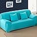 Produktbild SSDLRSF Einfarbig Sofabezug Big Elasticity Stretch Couchbezug Loveseat Sofa Ecksofa Handtuch Möbelbezug 1/2/3/4 Sitzer (145-185cm), Farbe 6,4-Sitzer
