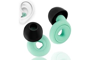 Bahan alamy Zatyczki do uszu do spania i ochrony słuchu, 1 para wielokrotnego użytku, nadają się do prania, silikonowe zatyczki do uszu, do spania, pracy, nauki