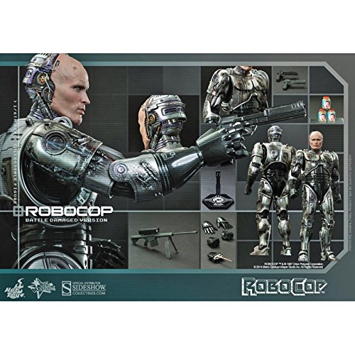 Hot Toys 1:6 Scale Battle Damaged Robocop and Alex Murphy Figure Set