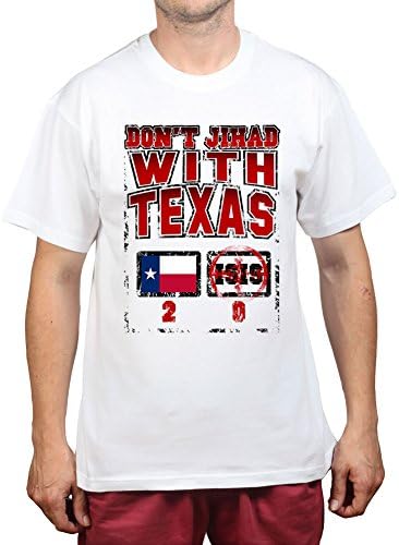 Don't Jihad Mess With Texas Guns T-shirt 3XL White