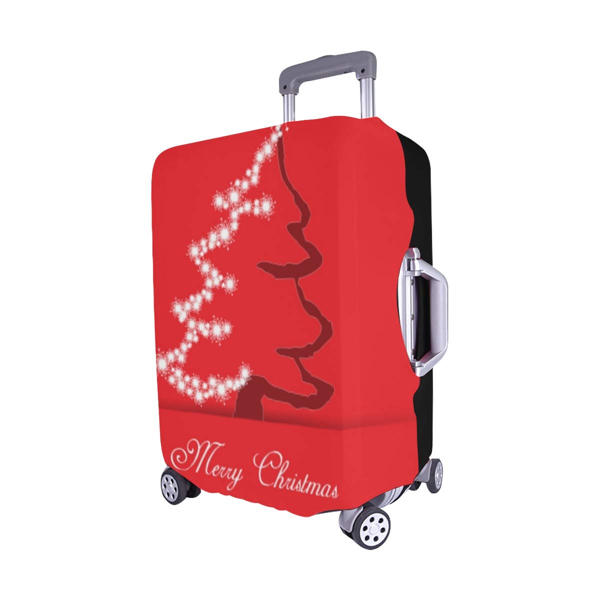 Christmas-Baum-Star-Muster-Spandex-Staubschutz-Trolley-Protector-case-Fall-reisegepck-auf-285-x-205-cm-beschtzer-Koffer