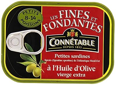 Connétable Sardine Spratus Huile Olive 106 g - Lot de 6