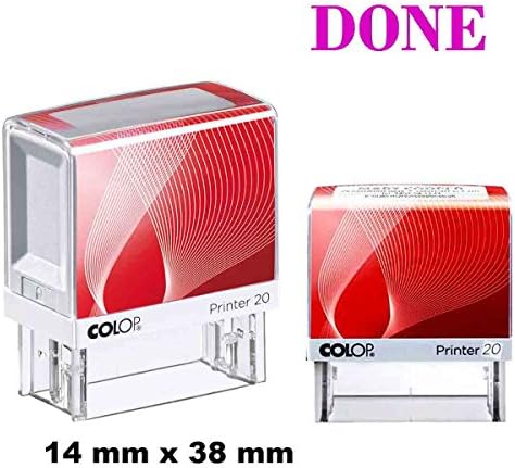 DONE Self Inking Rubber Stamp Custom Colop Office Stationary