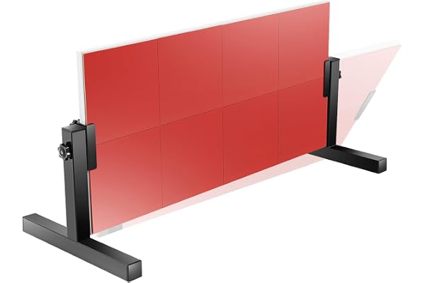 OUBUBY PingPong Rebounder bordtennis Rebound Board bordtennis backstudsbräda med 8 röda gummi och 360° justerbar träningsutrustning självträningsutrustning för hem gym inomhus utomhus