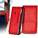 Price comparison product image Aventus (Red) Motorola Moto G5 Plus Case High Quality Faux Leather Vertical Executive Pouch Holster Belt Clip Cover Case