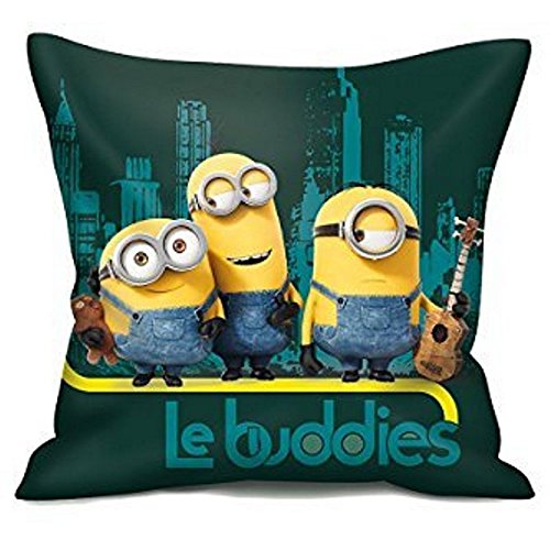 Minions Kinder Kissen Kopfkissen Dekokissen 35cm x 35cm für Jungen und Mädchen - 2
