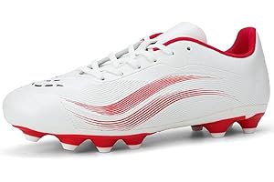 GOGOUP Chaussures de Football Homme Spike Crampons Profession Chaussures de Foot Adultes Athlétisme Entrainement Chaussures de Sport