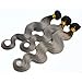 Moresoo Ombre Natural Black/Grey 20" 100% Brazilian Remy Hair Weft Body Wave 1 Bundle 100gram Two Tone Weaving Extensions