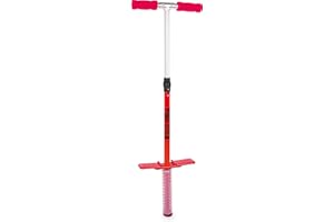 Small Foot 9507 Pogo Stick Variable en métal, bâton Sauteur pour Un Amusement Sportif, Poids Max. 50 kg, pour Enfants à partir de 5 Ans