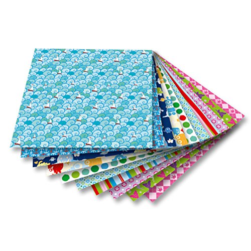 Origami Faltblätter Kinderspaß, 15 x 15 cm, Sortiment, 50 Blatt – Faltpapier - 2
