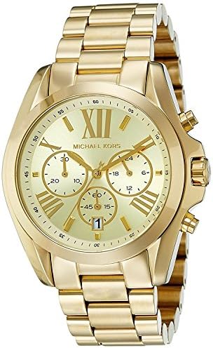 Women's Michael Kors MK5605 Watch – Color Gold Crono Steel – Bradshaw