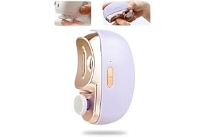 ‎COMEPEW 2026 Elektrischer Nagelknipser, 3-in-1 Automatic Electric Nail Clipper with Polishing, Nageltrimmer Nagelpolierer mit LED-Licht Elektrische Zehennagelknipser für Trimmen Polieren Nägeln (Llia)