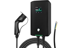Astoneves 32A Wallbox EV 7kW monofásico Estación de Carga para Coches eléctricos con Conector Tipo 2 para vehículo eléctrico Cumple con la 6m…