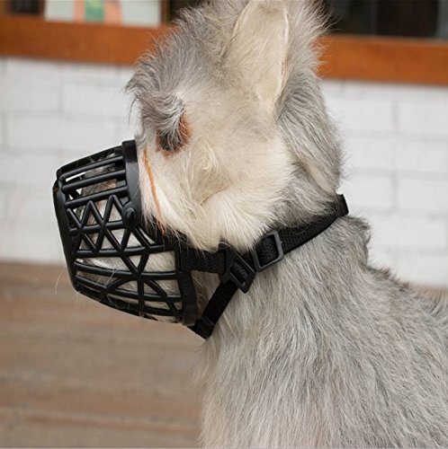 KAIFANG-Plastic-Dog-Basket-MuzzleBlack