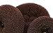Wleec Beauty 3 Pieces Hair Donut Bun Maker, Large Medium Small Each One (Brown)