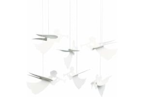 FLENSTED MOBILES Flensted Angel Mobiles, Karton, Weiß, 40cm