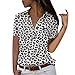 Produktbild Bobopai Women Cold Shoulder Tops Off Shoulder Blouses Long Sleeve Shirts Casual Round Neck Random Printed Tunic