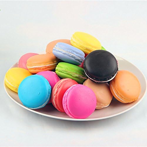Stress Reliever Toys, TUDUZ Newest Funny Creative Kawaii Simulation Macaron Food Squishy Super Slow Rising Kid Toy Decompression Toys (random)