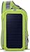 HOWO Solar Ladegerät Rucksack 6,5 Wände Solarpanel Tasche für Smart Handys und Tablets, GPS, eReader, Bluetooth-Lautsprecher, Gopro Kameras (Grün)
