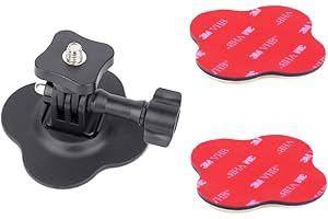 YEHOLDING 5 Pezzi Attacchi Supporto Adesivo per Casco,per Insta360 X5 X4 X3 X2 Ace Pro, Ace,Attacco Adesivo Accessori Ki Compatibile con GoPro Hero, SJCAM