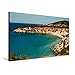 Produktbild Premium Textil-Leinwand 75 cm x 50 cm quer, Cala d'Hort, Ibiza | Wandbild, Bild auf Keilrahmen, Fertigbild auf echter Leinwand, Leinwanddruck (CALVENDO Orte)