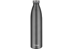 THERMOcafé by THERMOS 4067.234.100 - Thermos da 1 L, resistente alle gassate, in acciaio INOX, colore: Cool Grey