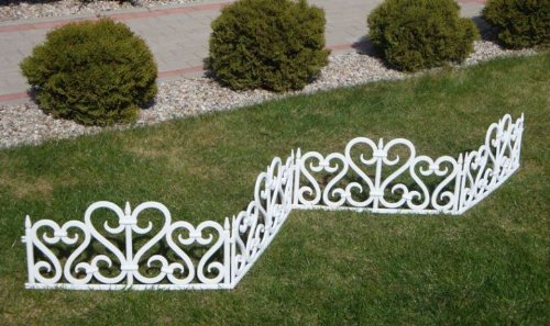 ZAUN RASENKANTE GARTENZAUN ZIERZAUN BEET 2,36 m - 7