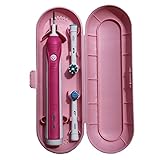 Aptoco Electric Toothbrush Plastic Travel Case for Braun Oral-B & Philips and Toothbrush Heads Holder(Sent at Random)