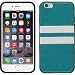 Produktbild PhoneNatic Case für Apple iPhone 6 Plus / 6s Plus Hülle Silikon türkis Stripes Cover iPhone 6 Plus / 6s Plus Tasche + 2 Schutzfolien